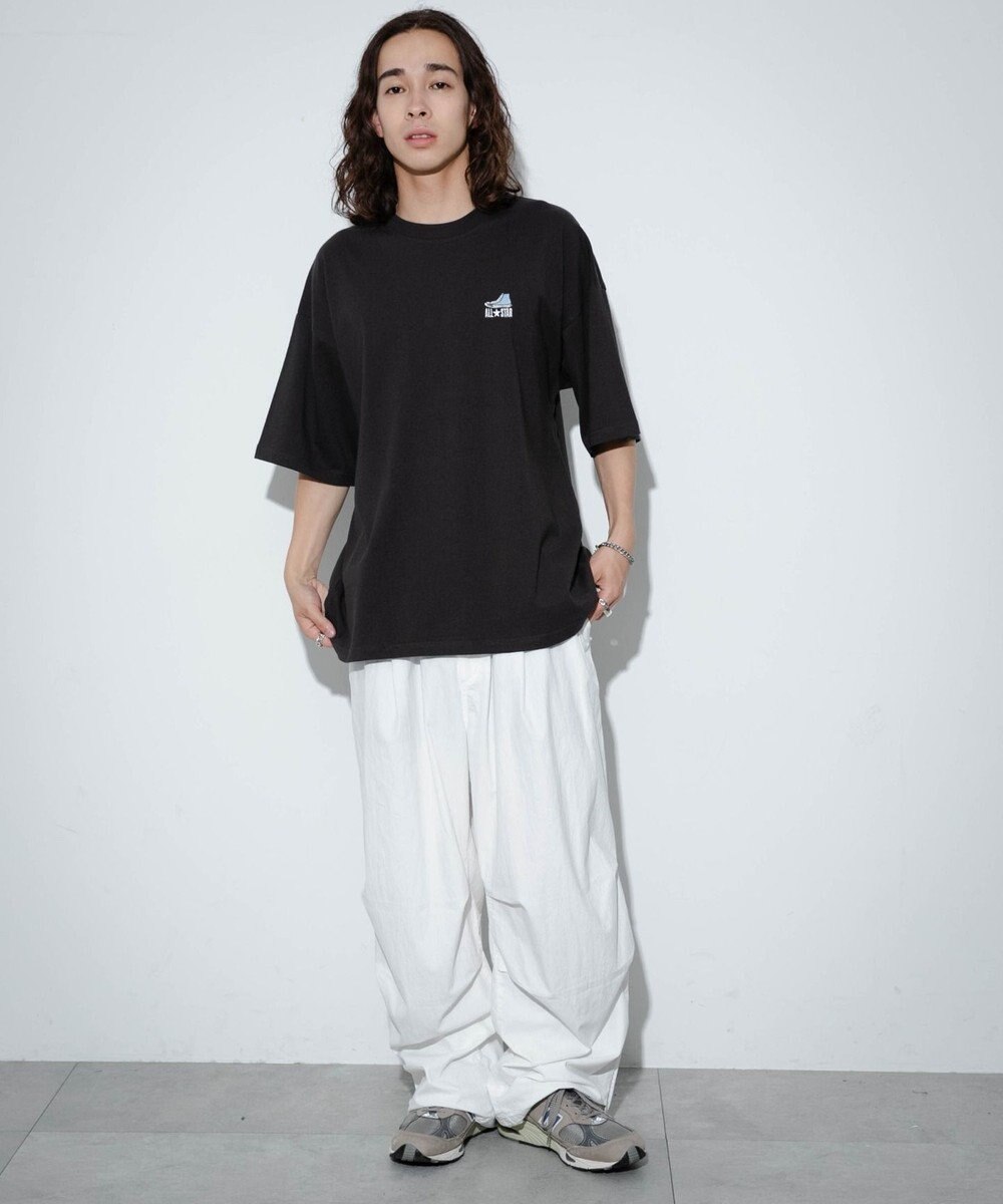 WEGO 【ユニセックス着用ITEM/綿100％/MLサイズ展開】CONVERSEワンポイントT 