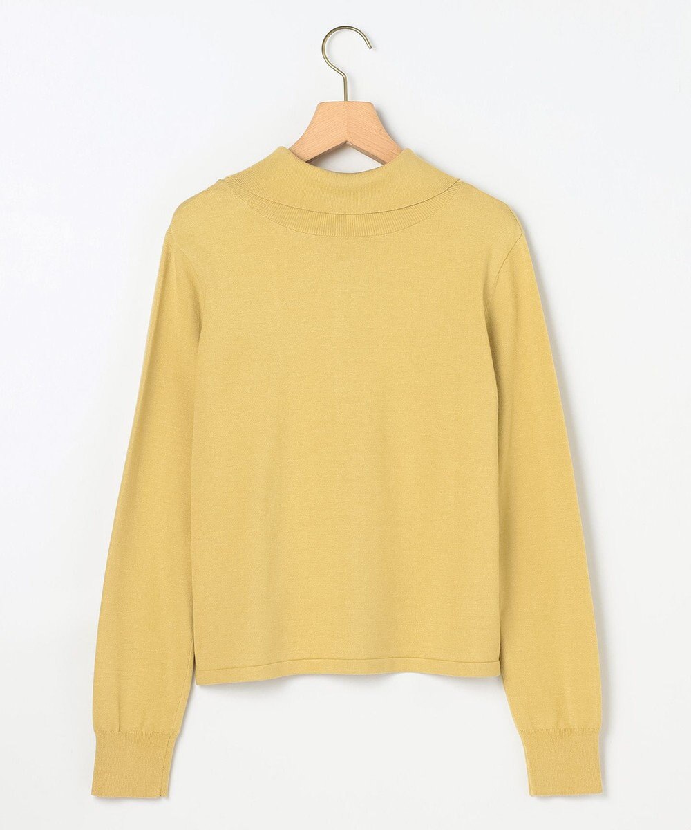 組曲 【前後着用可 / 加藤ローサさん着用】スムースストレッチタートル ニット 