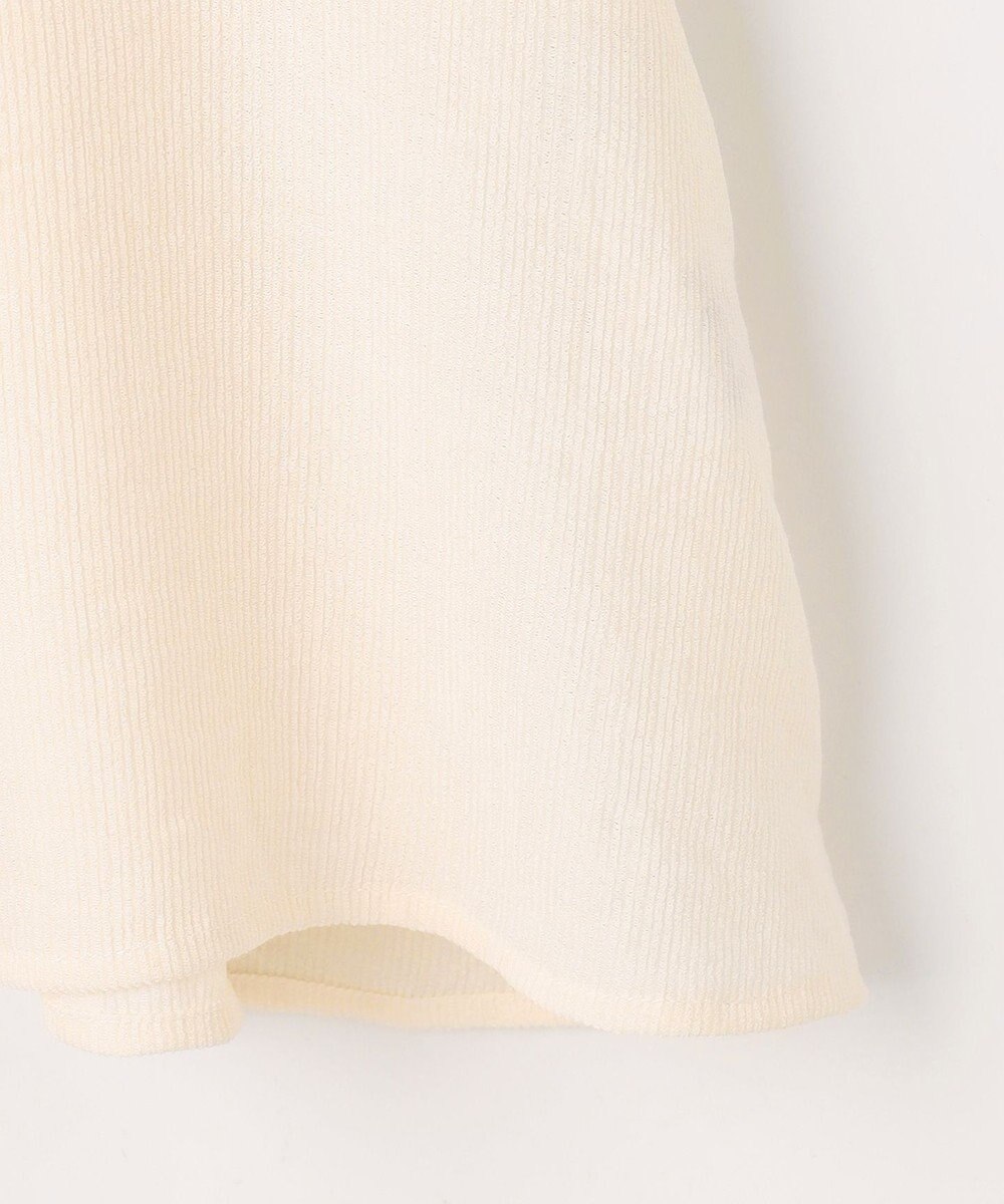 組曲 【先行予約】【WEB限定】シアーリンクルクロス フリル襟ブラウス 