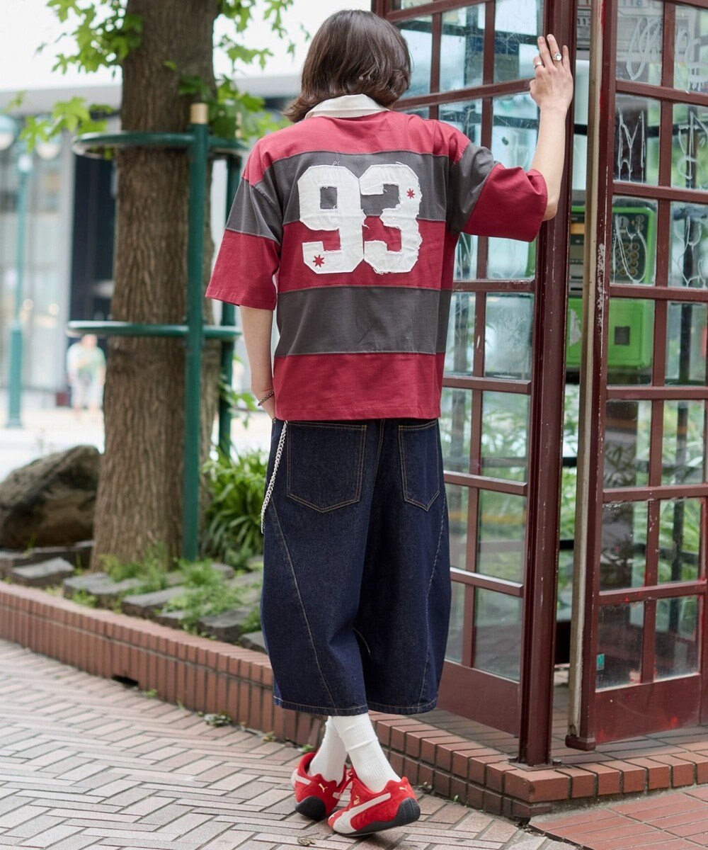 WEGO 【ユニセックス着用ITEM】ナンバリングラガーシャツ 