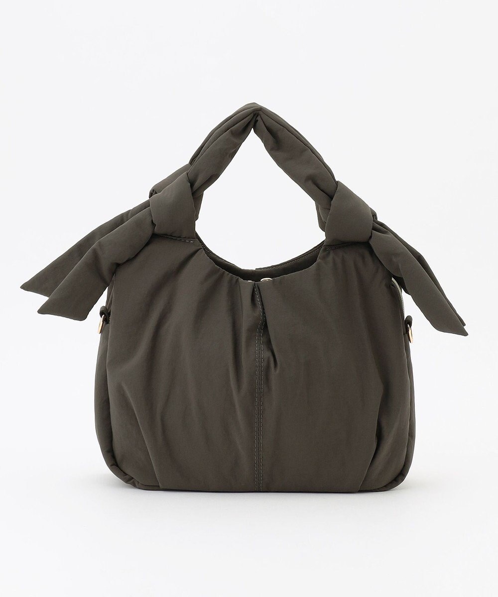 LA BAGAGERIE 【maison vert】 【撥水】リボンフワフワ２WAYトート 