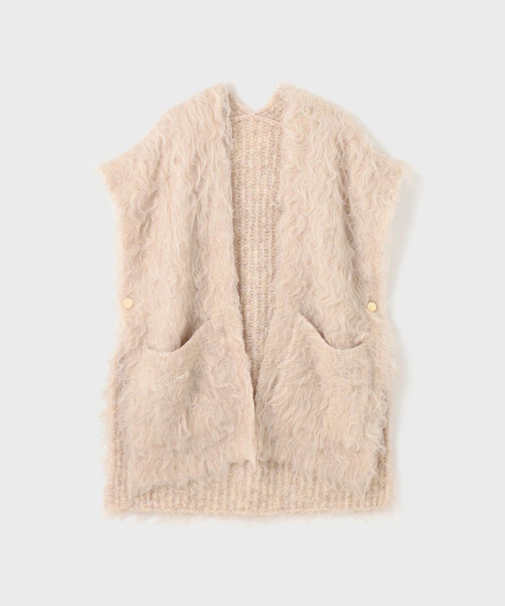 GRACE CONTINENTAL 起毛ニットベスト 