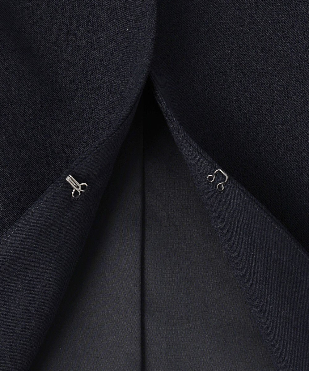 J.PRESS LADIES L 【洗える】T/Rアルガンシルク ノーカラー ジャケット 