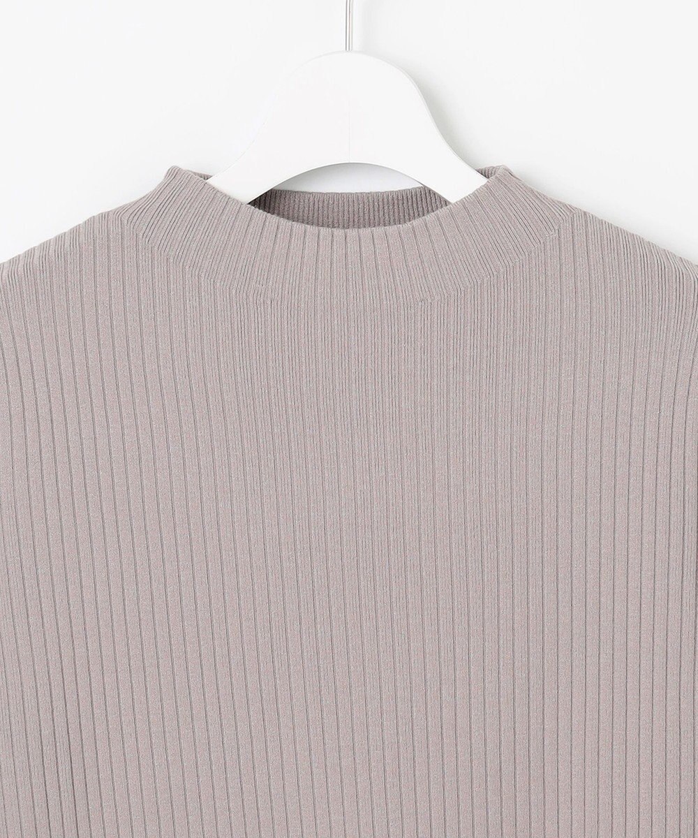 J.PRESS LADIES L 針抜きフライス リブ ボトルネック カットソー 