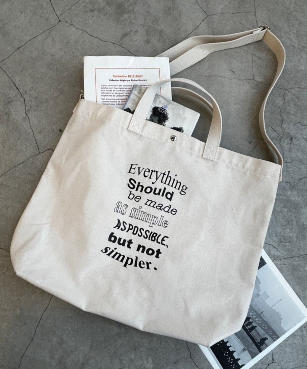 WEGO 2wayキャンバストート 