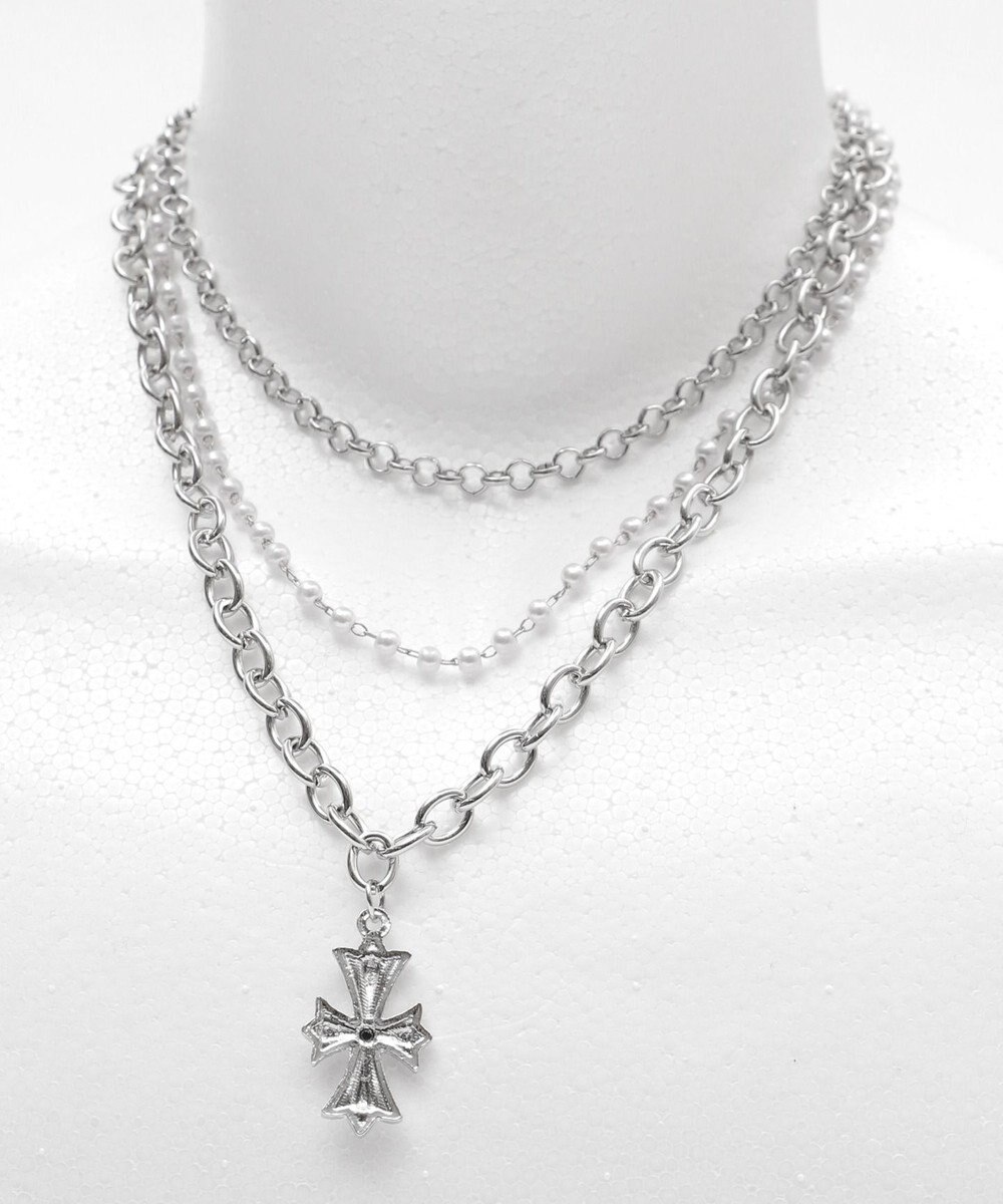 WEGO L3連クロスネックレス 