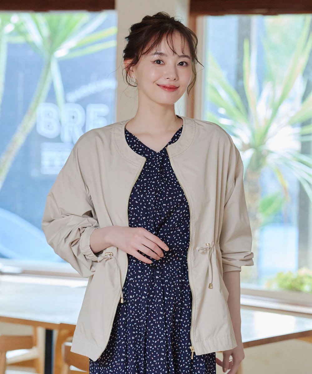 Tiaclasse 【新色追加・洗える】メモリーノーカラードロストブルゾン 