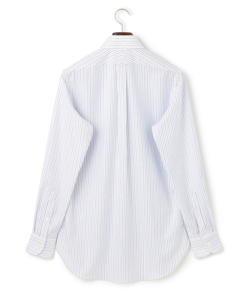 J.PRESS MEN 【KING SIZE】【PREMIUM PLEATS / 形態安定】スーピマコットンオルタネートストライプ  シャツ/B.D. 