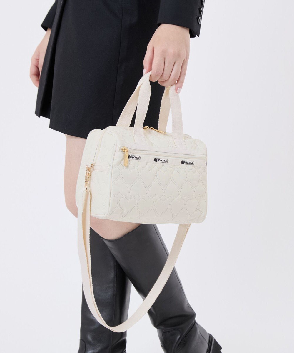 LeSportsac EVERYDAY SM SATCHEL/エクリュハートデボス 