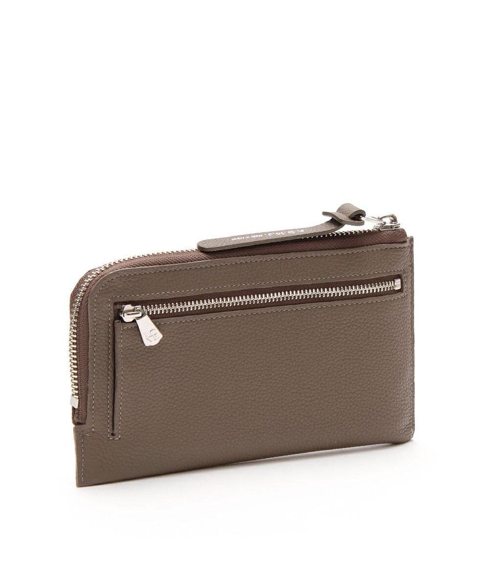 A.D.M.J. 【牛革】モーツァルト/スワロフスキー・クリスタル付オーガナイザーパース(背胴ファスナーポケット） 