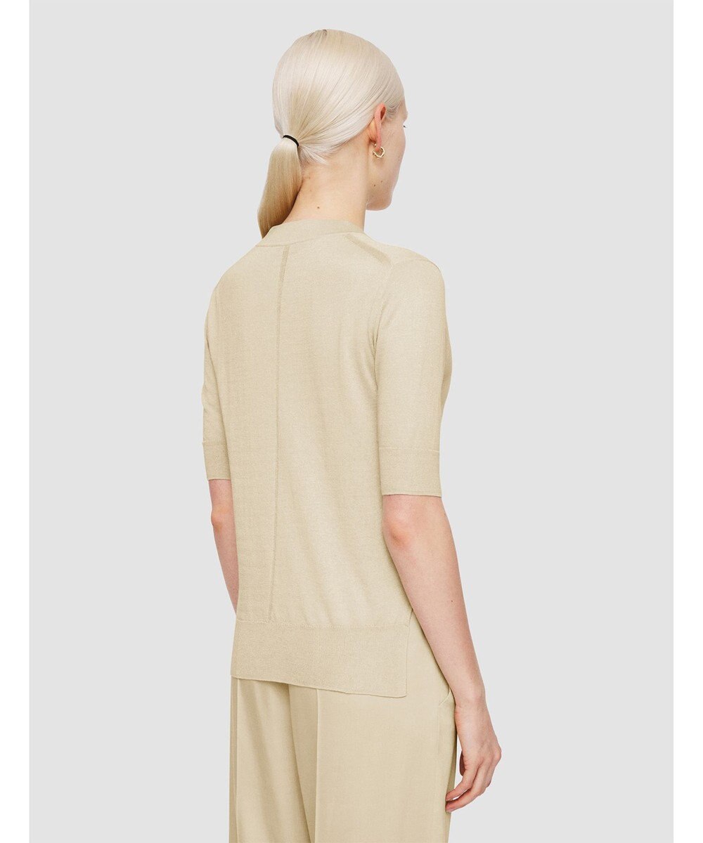 JOSEPH 【洗える】スーパーファインコットンシルク　ショートスリーブカーディガン 