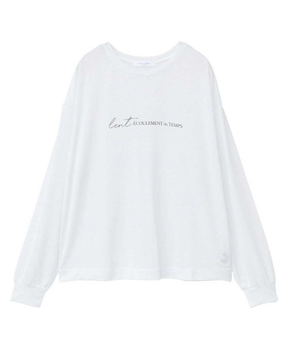 Green Parks シアーロゴ長袖プルオーバー 