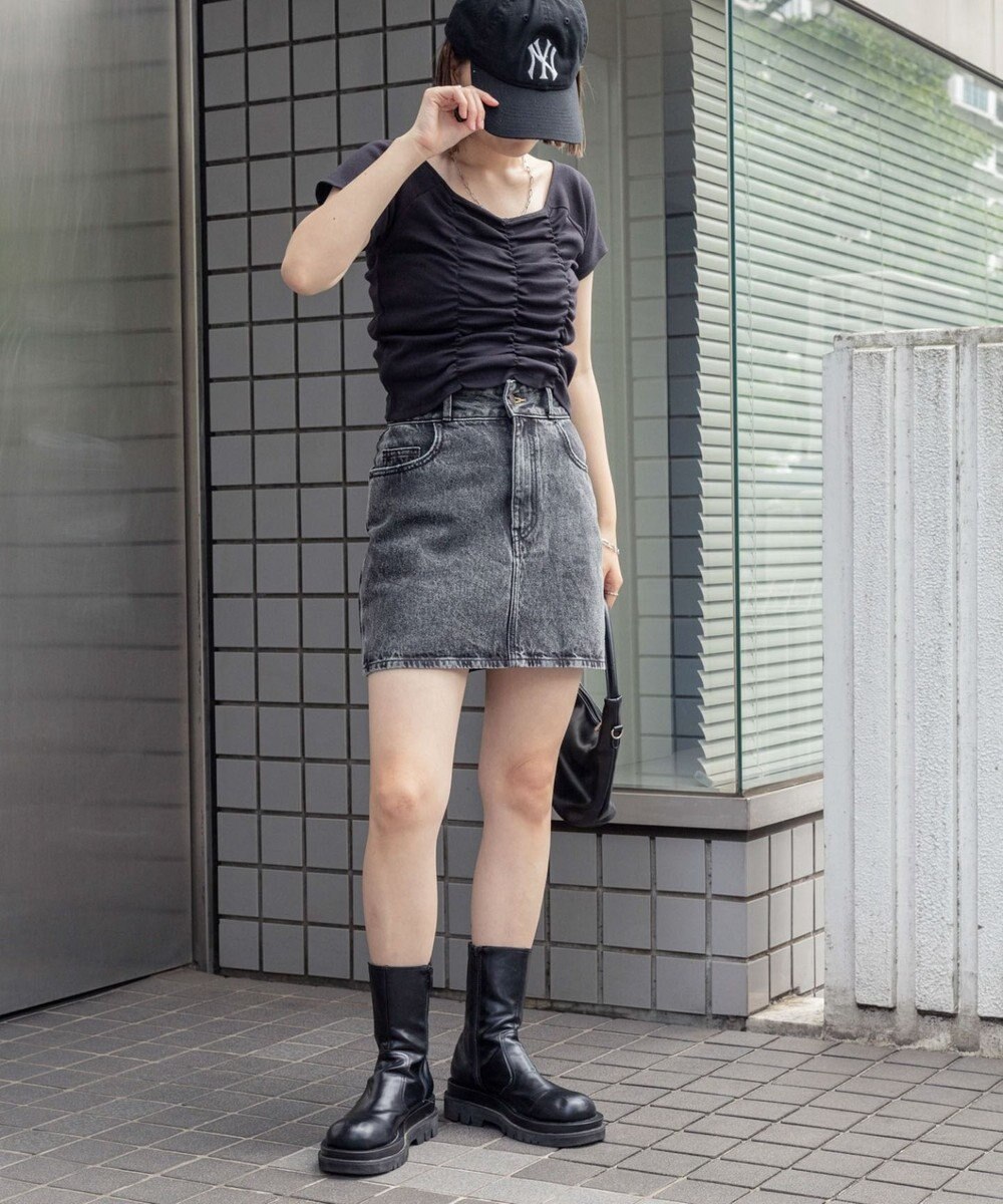 WEGO 2WAYシャーリングオフショルT 