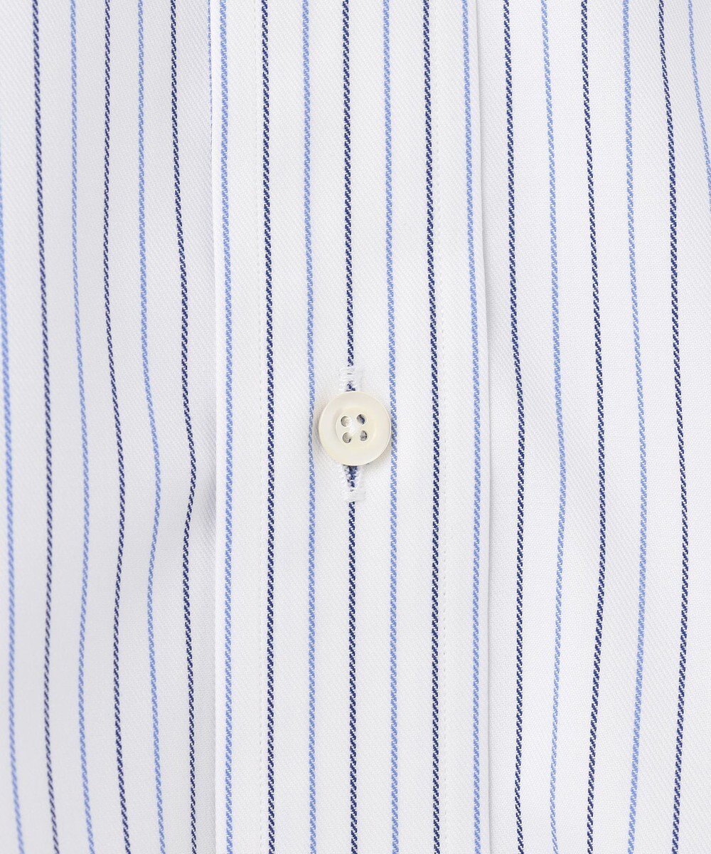 J.PRESS MEN 【KING SIZE】【PREMIUM PLEATS / 形態安定】スーピマコットンオルタネートストライプ  シャツ/B.D. 