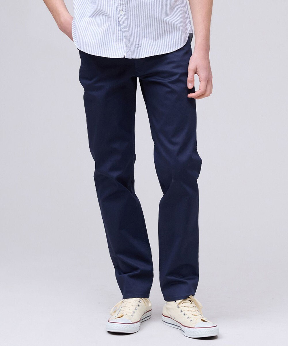 J.PRESS MEN 【ストレッチ】コンパクトピケストレッチ５ポケット パンツ 