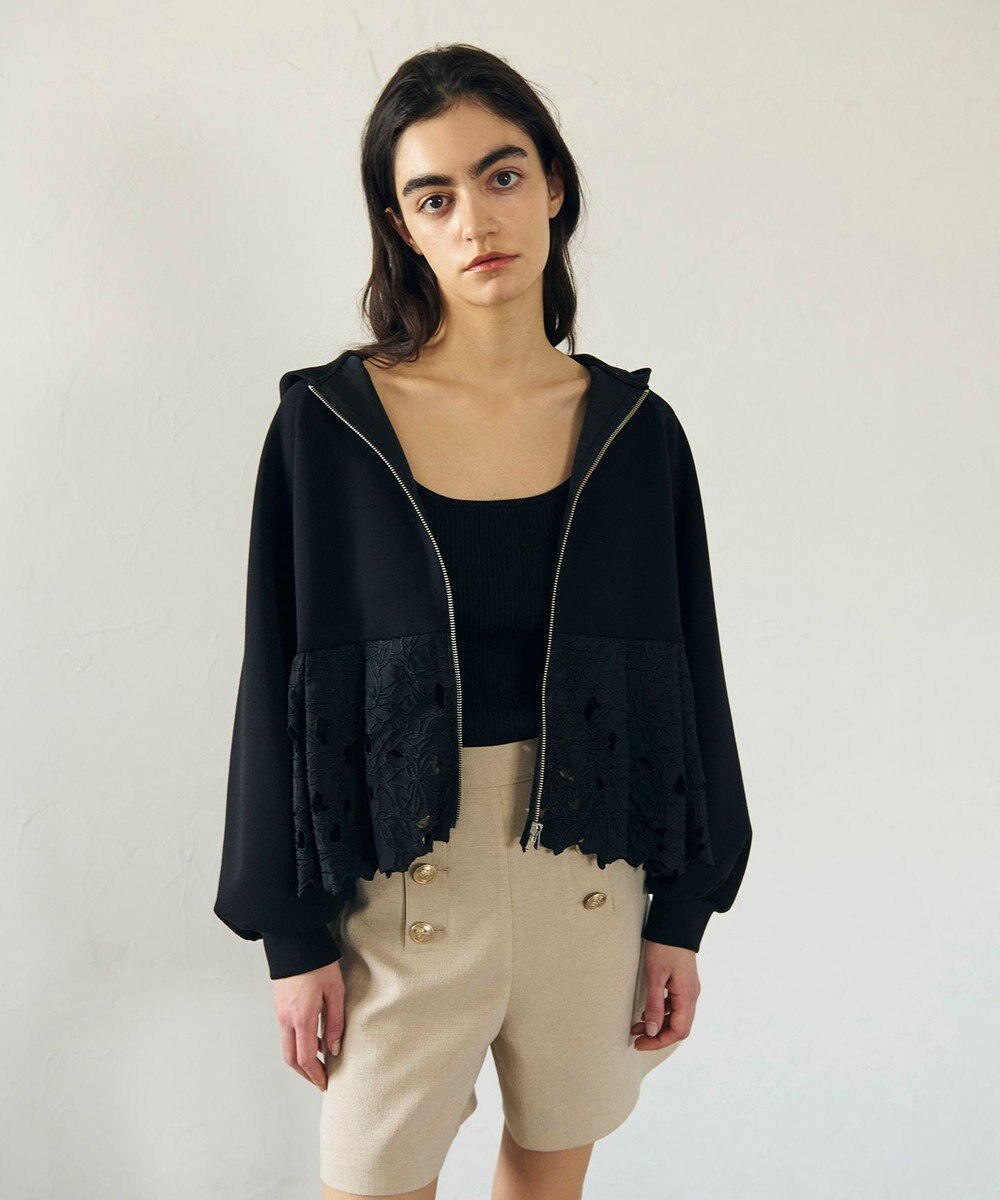 GRACE CONTINENTAL カットワークパーカー 