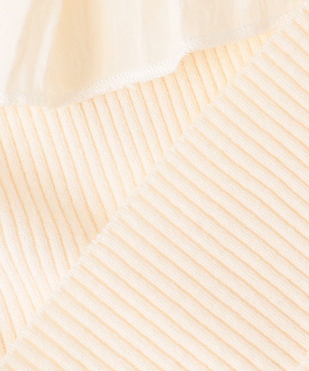 Feroux 【洗える】3way フリルニットトップス 