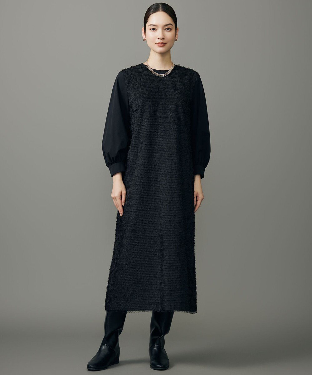 自由区 L 【カタログ掲載】ループカットジャカード ワンピース 