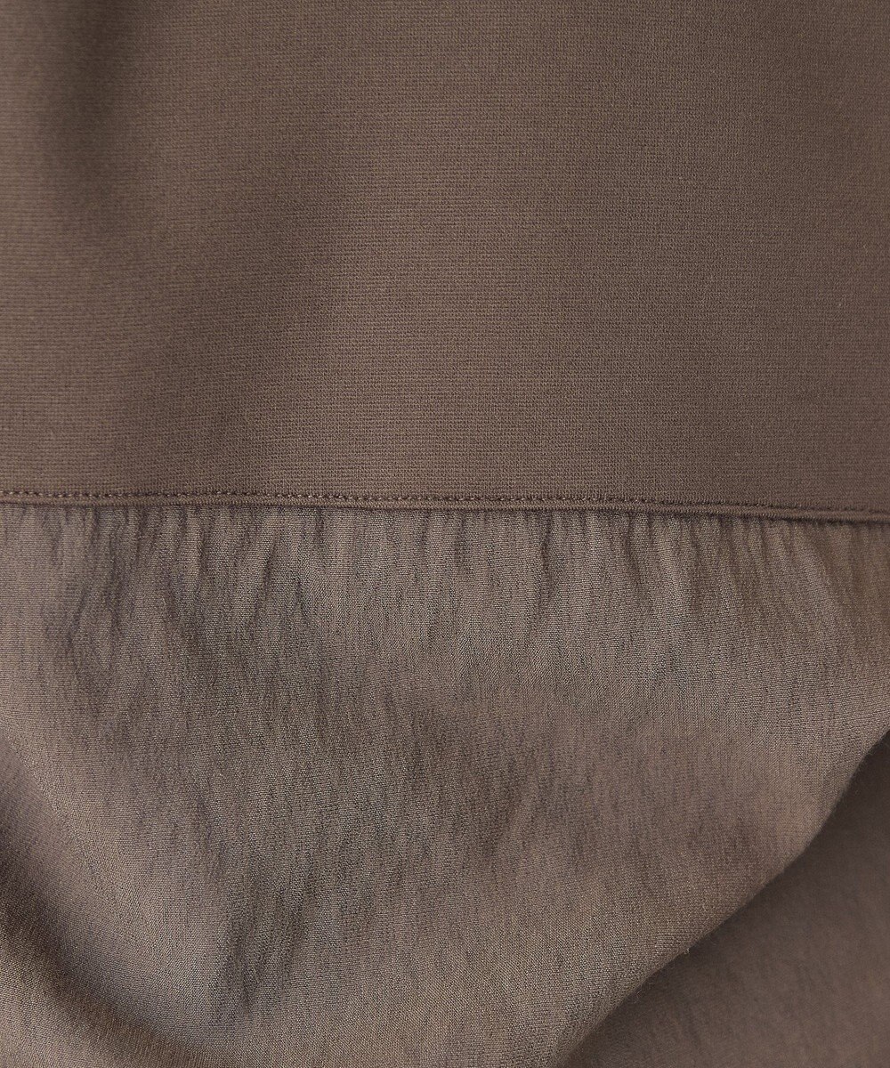 AMERICAN HOLIC Vネック裾異素材ポンチプルオーバー 