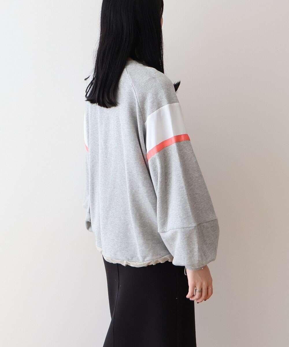 AMERICAN HOLIC 異素材ドロストラインスウェット 