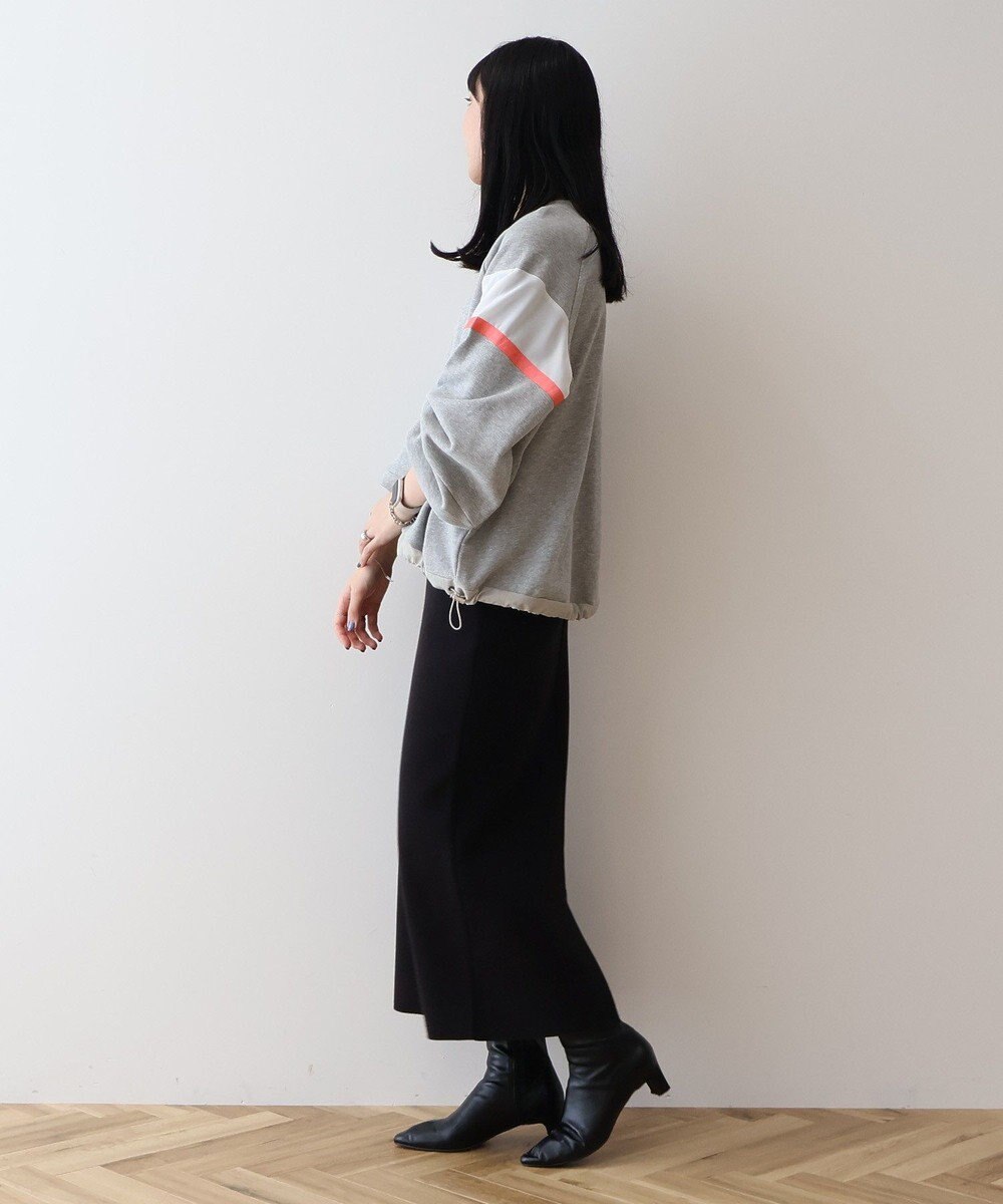 AMERICAN HOLIC 異素材ドロストラインスウェット 