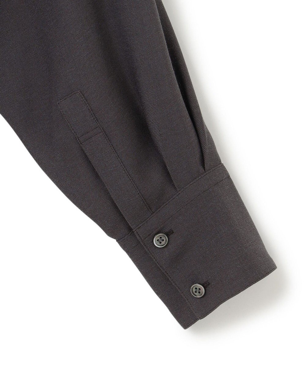 23区 L 【Oggi10月号掲載/洗える】ウールシアービエラ バンドカラー シャツ 