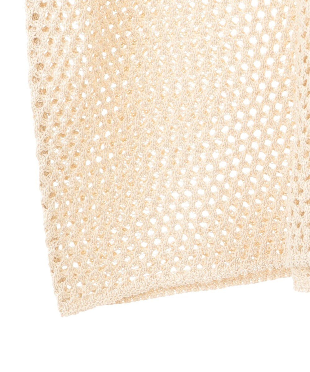 AMERICAN HOLIC 透かし編み襟付きニットカーディガン 