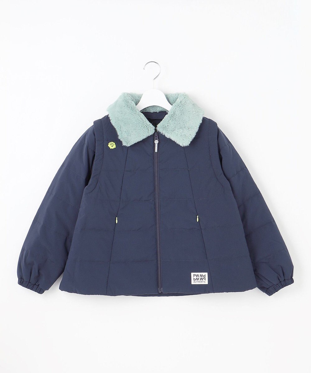 PW CIRCULUS 【ベスト / ブルゾン / 襟も外せる / WOMEN】3WAYデタッチャブルブルゾン 