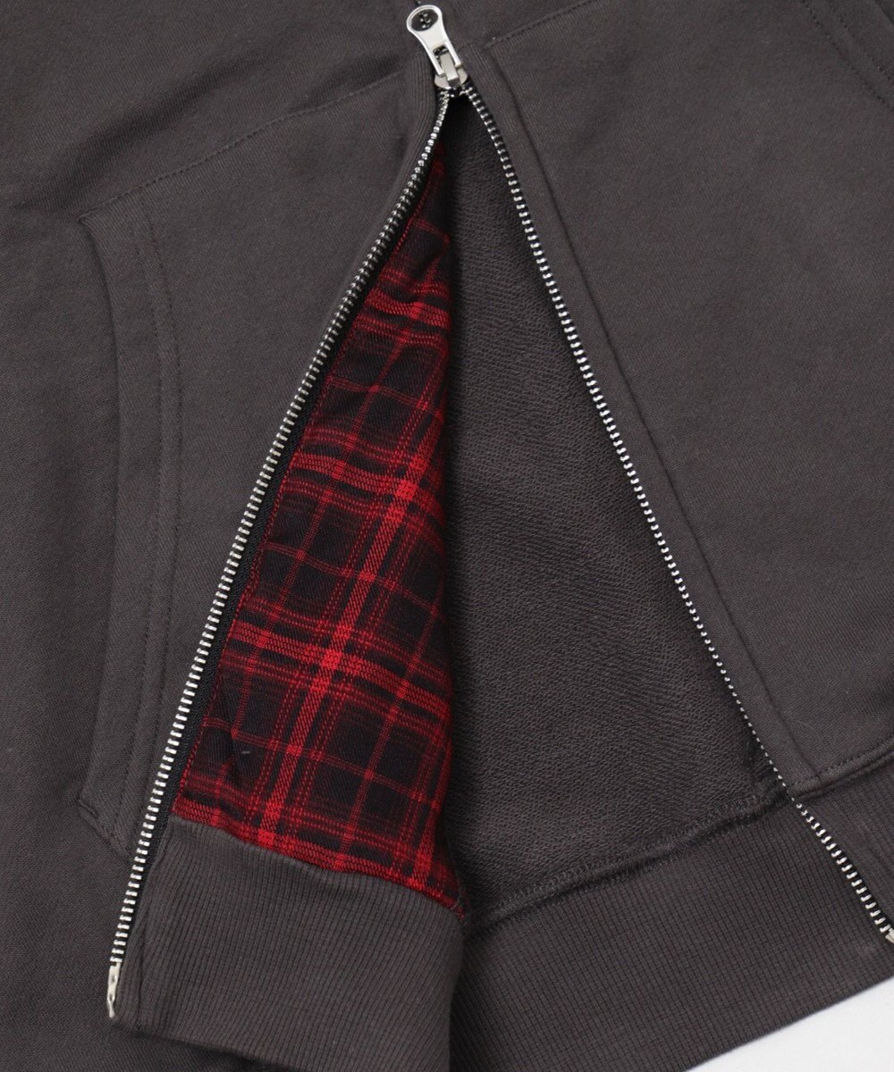 WEGO 【ユニセックス着用ITEM/MLサイズ展開】チェックZIPパーカー 