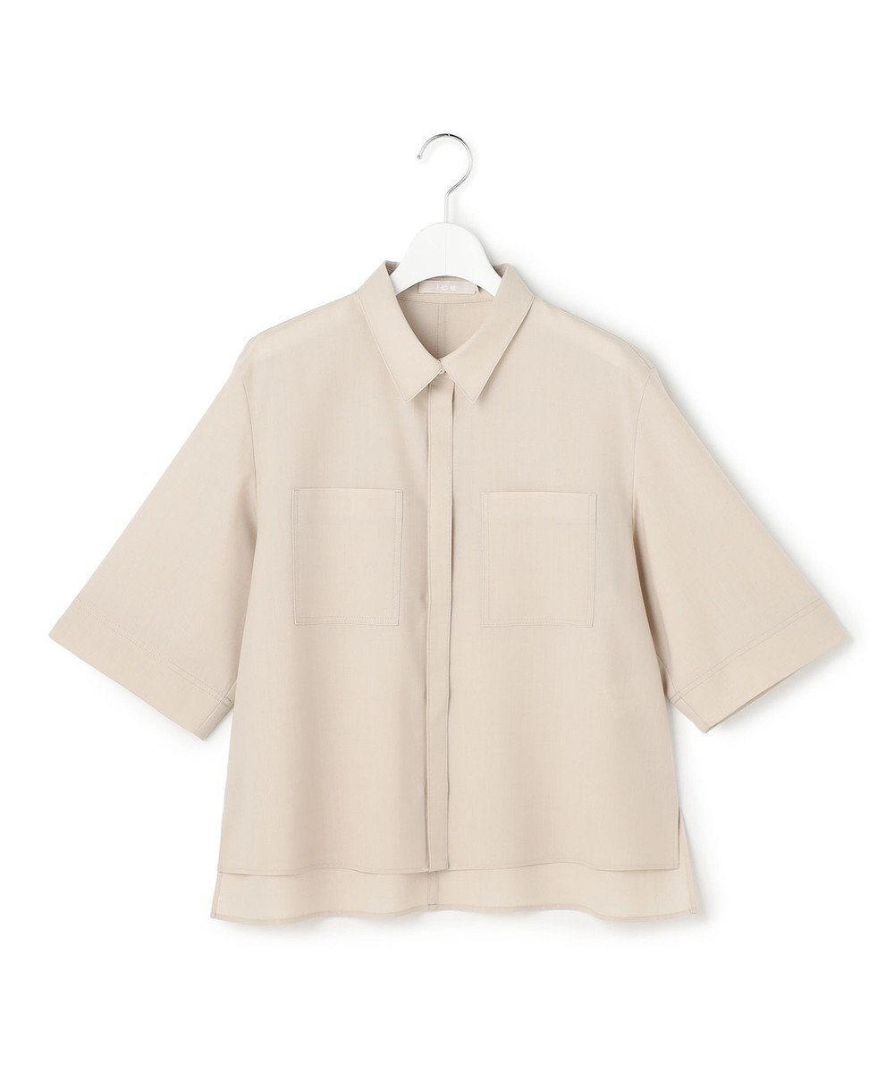 ICB L 【先行予約】ドライクールトロ 5分袖シャツ 