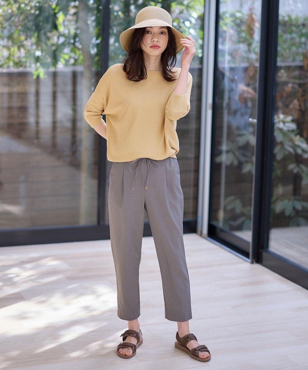 ANY 【洗濯機可/UVカット】アクリルガータードルマンニット 