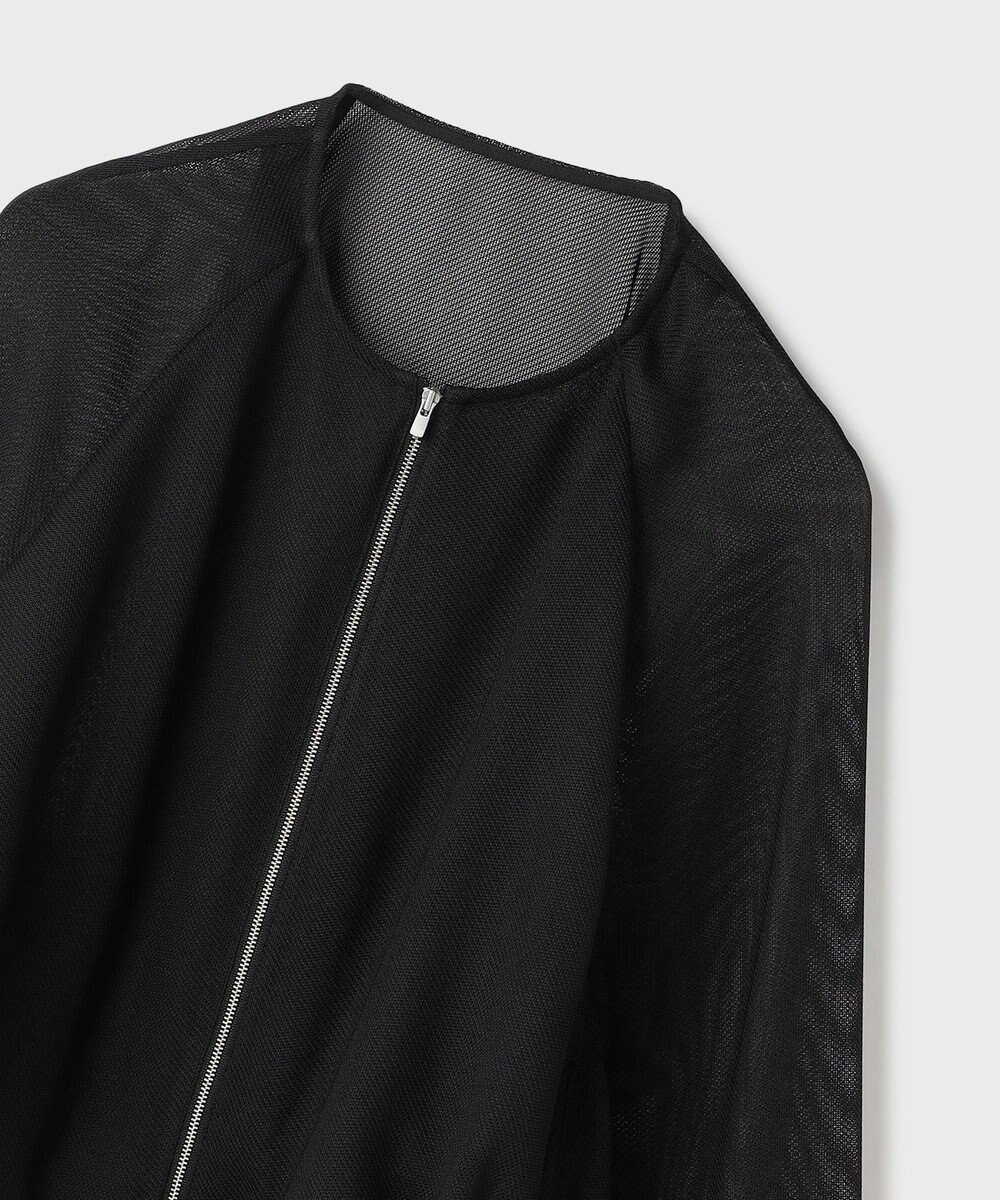 GRACE CONTINENTAL ノーカラーカラミブルゾン 