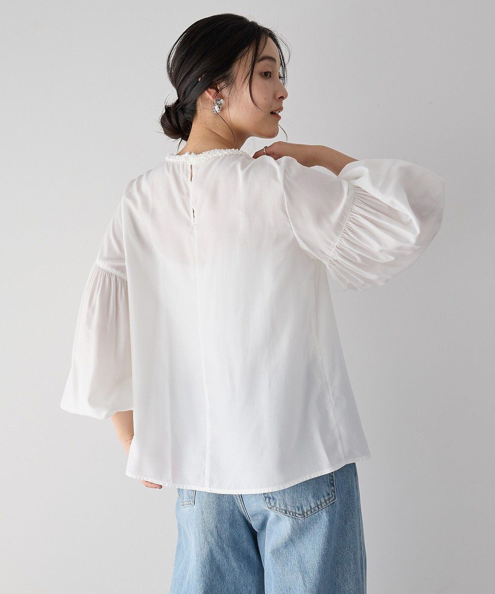 YECCA VECCA ブレードトリミングブラウス 