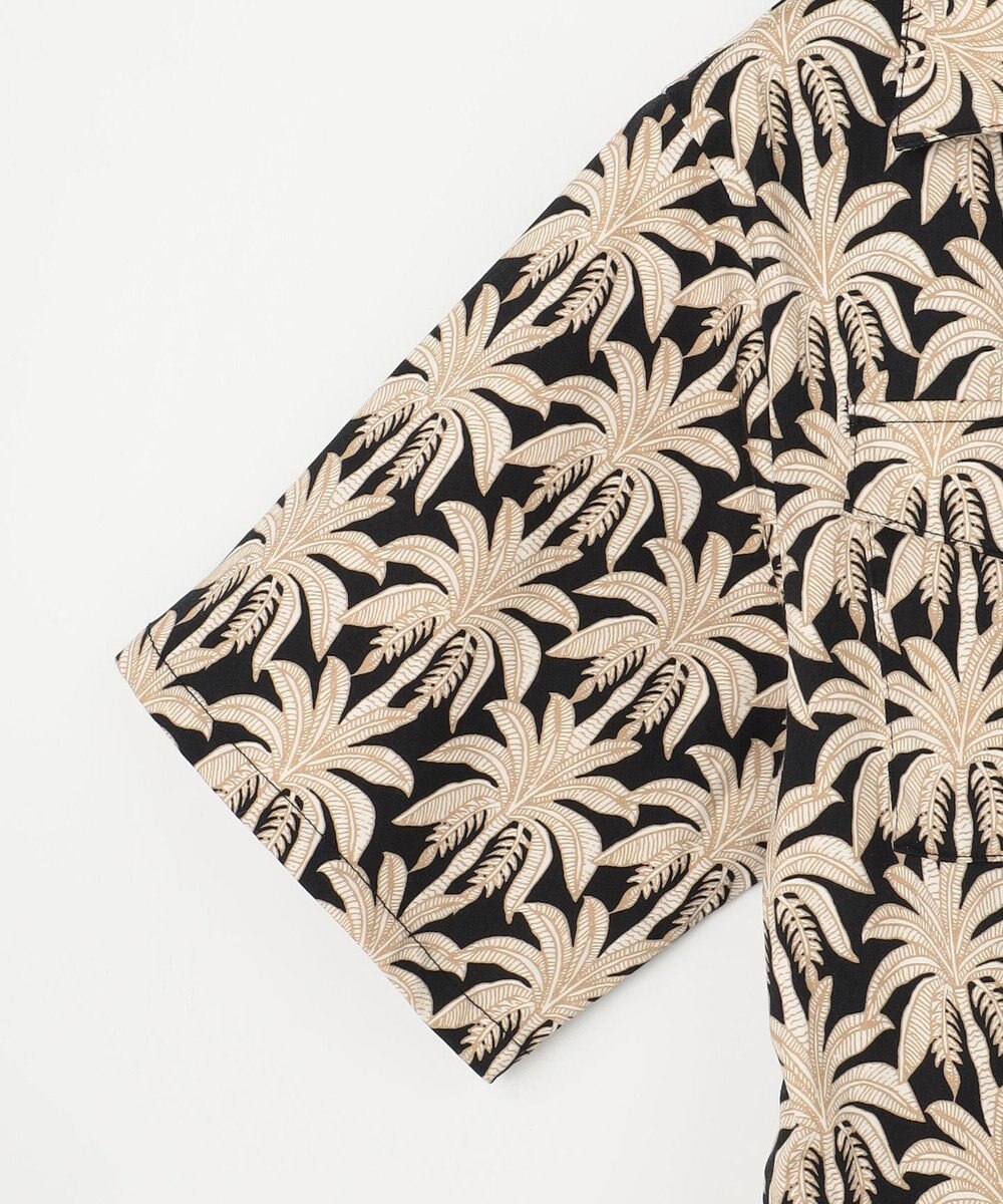 GRACE CONTINENTAL パームモチーフシャツワンピース 