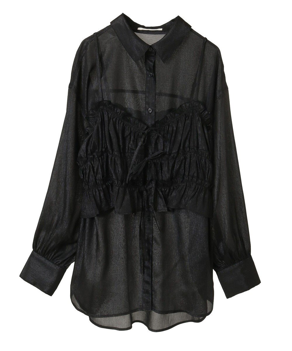 Green Parks ・ＥＬＥＮＣＡＲＥ　ＤＵＥ　シアービスチェ付シャツ 