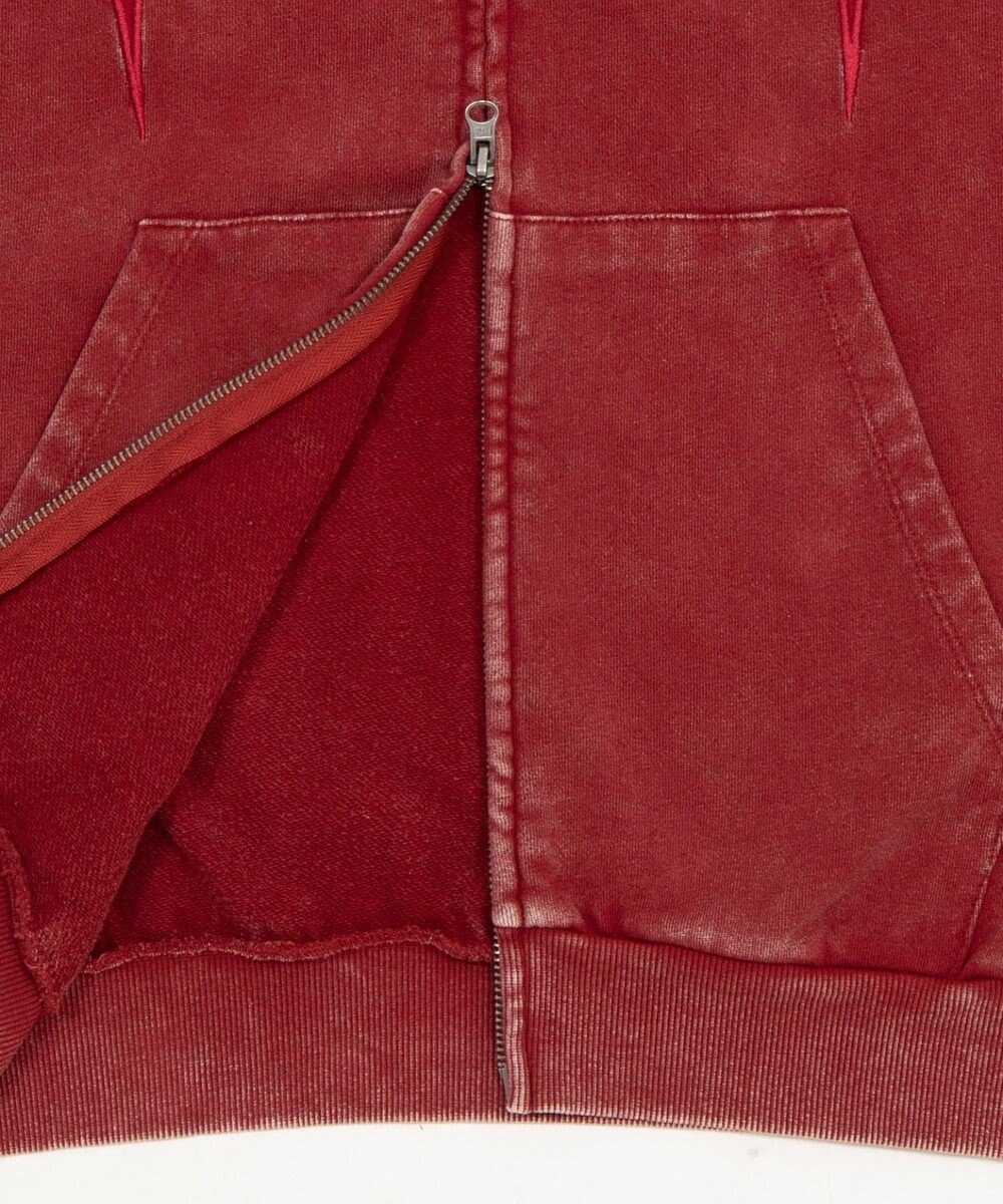 WEGO 【ユニセックス着用ITEM/SMLサイズ展開】グラフィックZIPパーカー 