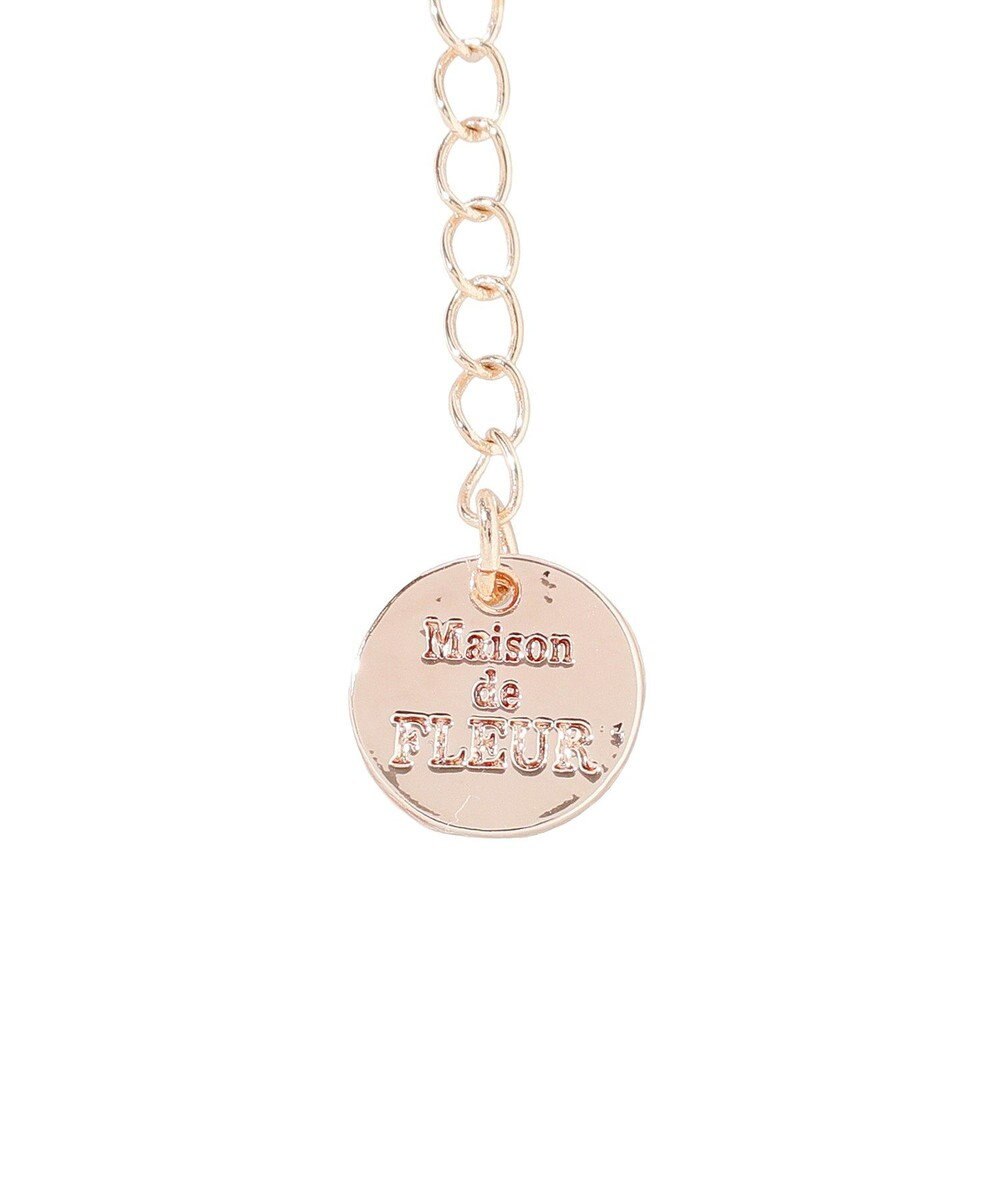 Maison de FLEUR リボンパールブレスレット 