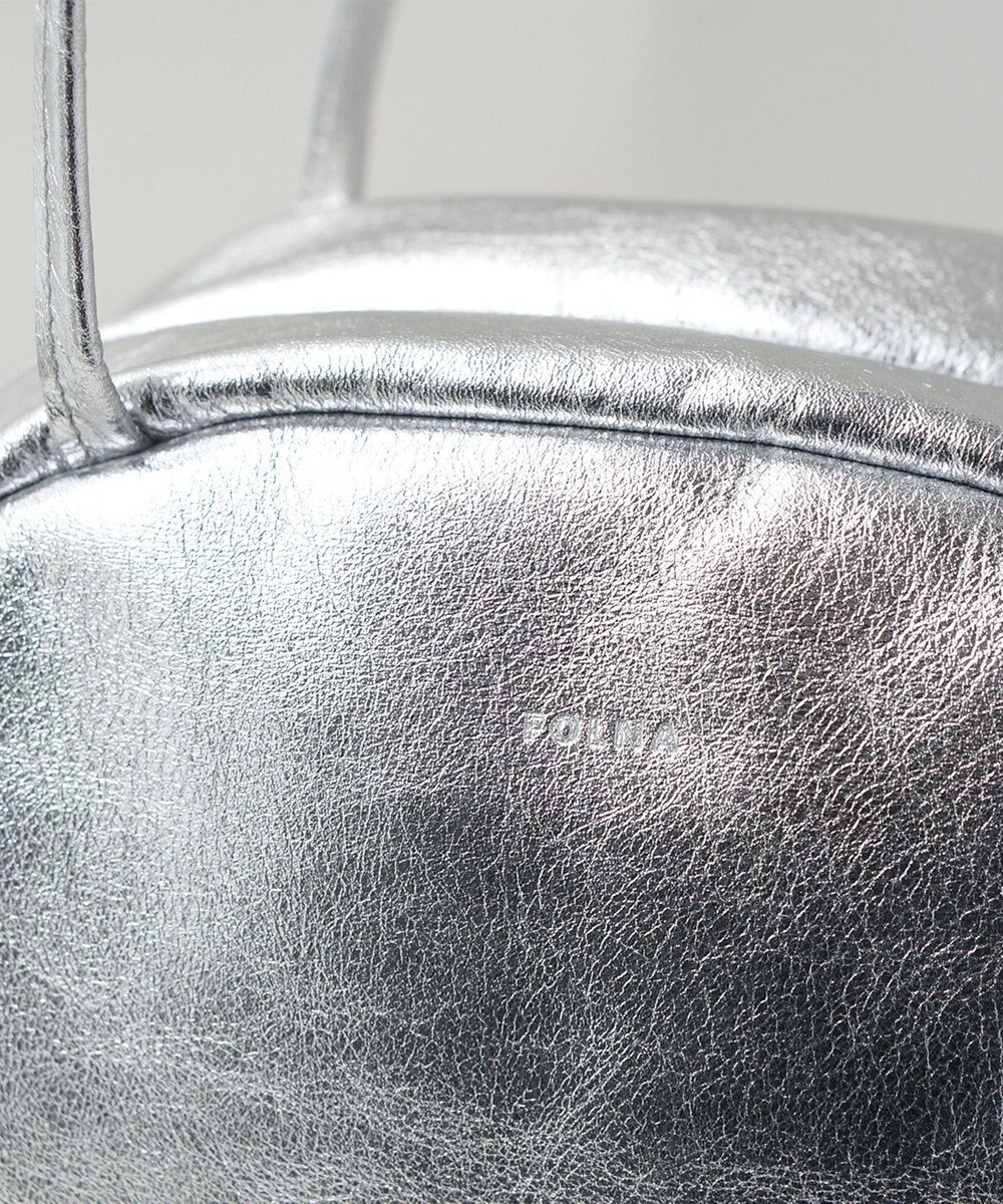 FOLNA RD ホイルレザーボストンバッグ Mサイズ 