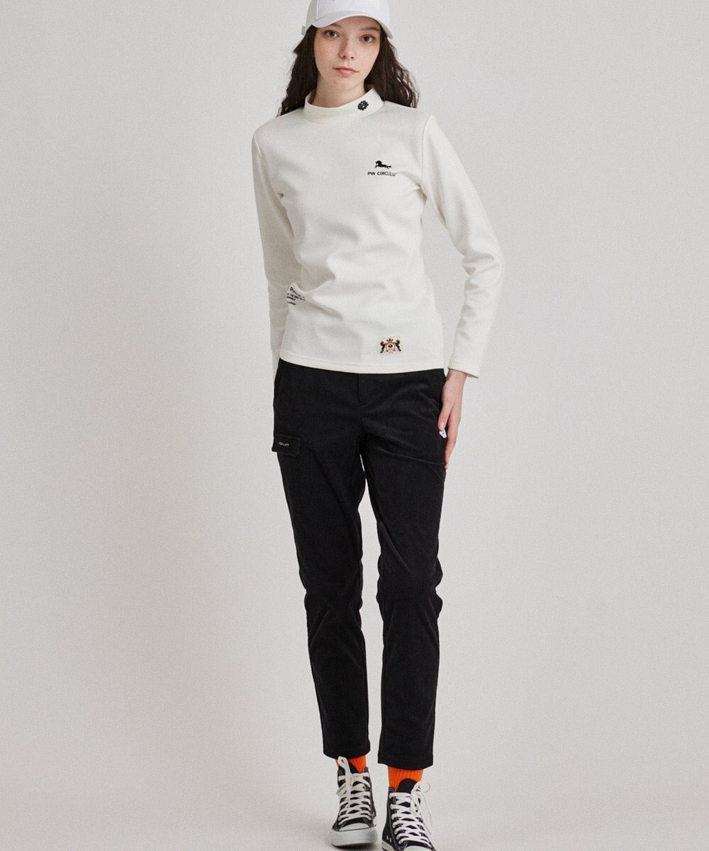 PW CIRCULUS 【WOMEN】コーデュロイ テーパードパンツ 