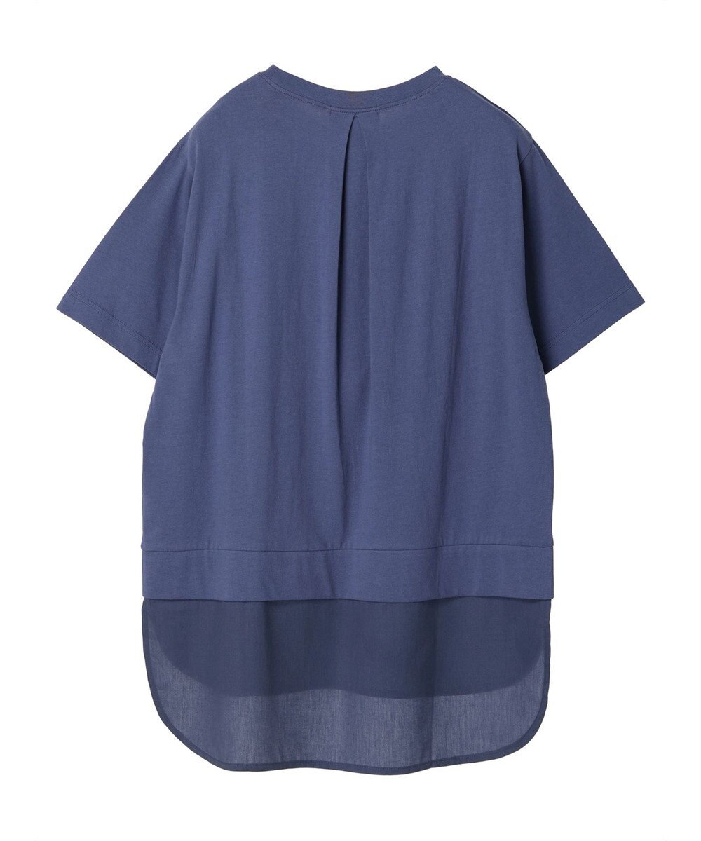 Green Parks 布帛レイヤー半袖チュニック 