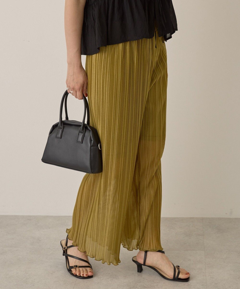 AMERICAN HOLIC ラメプリーツパンツ 