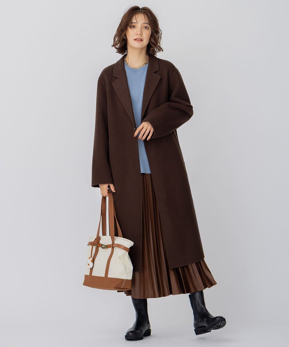 23区 チャーム付き キャンバス トートバッグ 