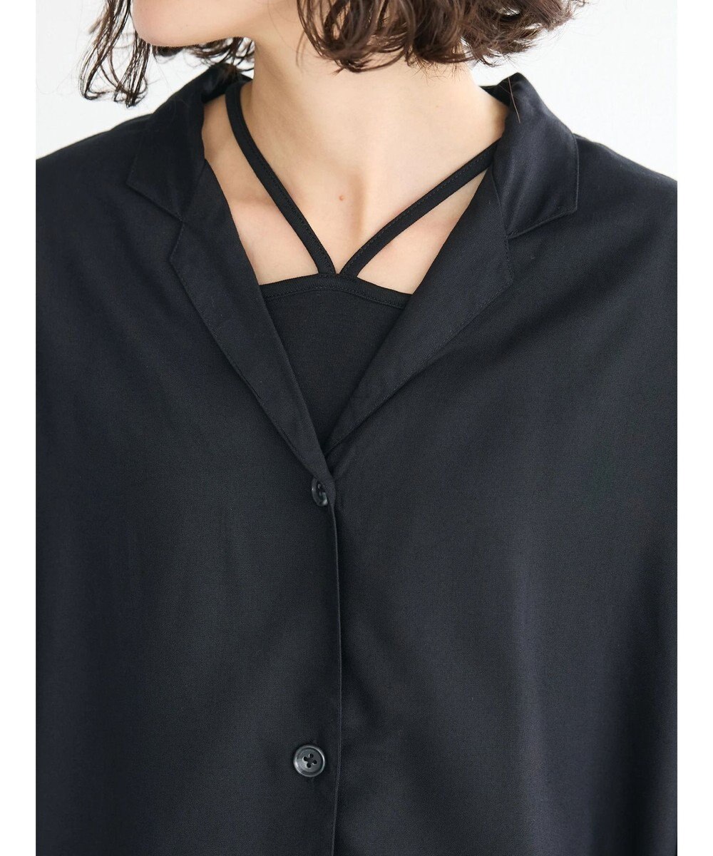 CRAFT STANDARD BOUTIQUE レーヨンワイドシャツ 