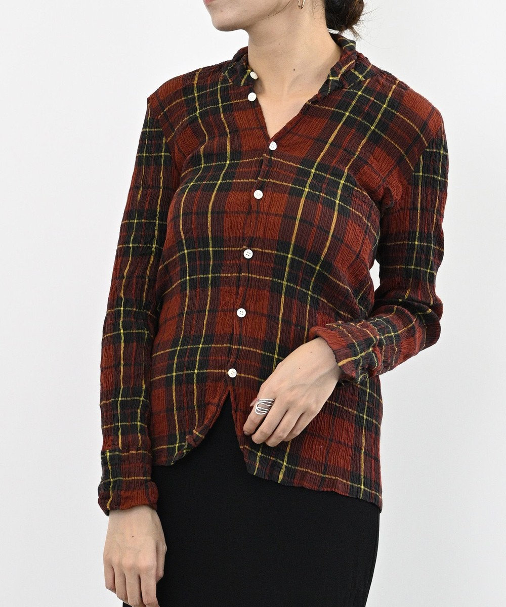 crêprie tsumori chisato creperie LONG SLEEVES SHIRT -TARTAN CHECK クレプリ タータンチェック長袖シャツ 