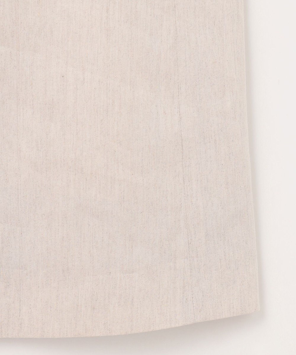 自由区 【セットアップ対応・洗える】リネンビスコースストレッチ ジレ 