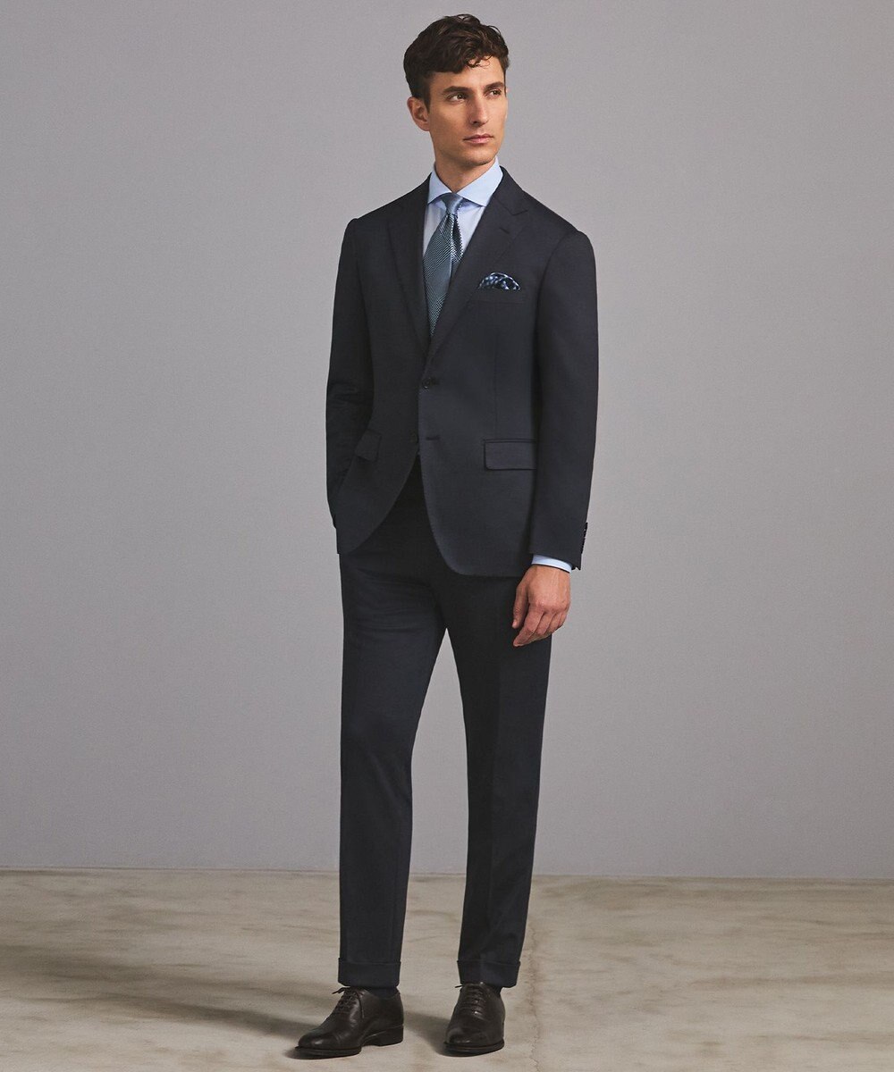 GOTAIRIKU セットアップ対応【洗える/ストレッチ/シワになりにくい】ウォッシャブルジャージー セットアップジャケット_無地（25年モデル） 