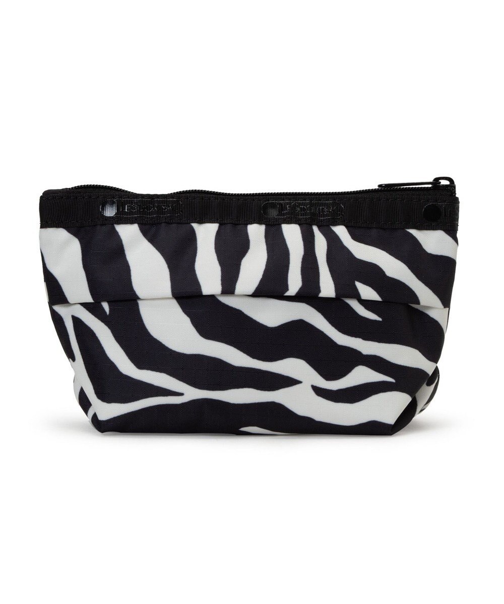 LeSportsac SMALL SLOAN COSMETIC/クリームブラックゼブラ 