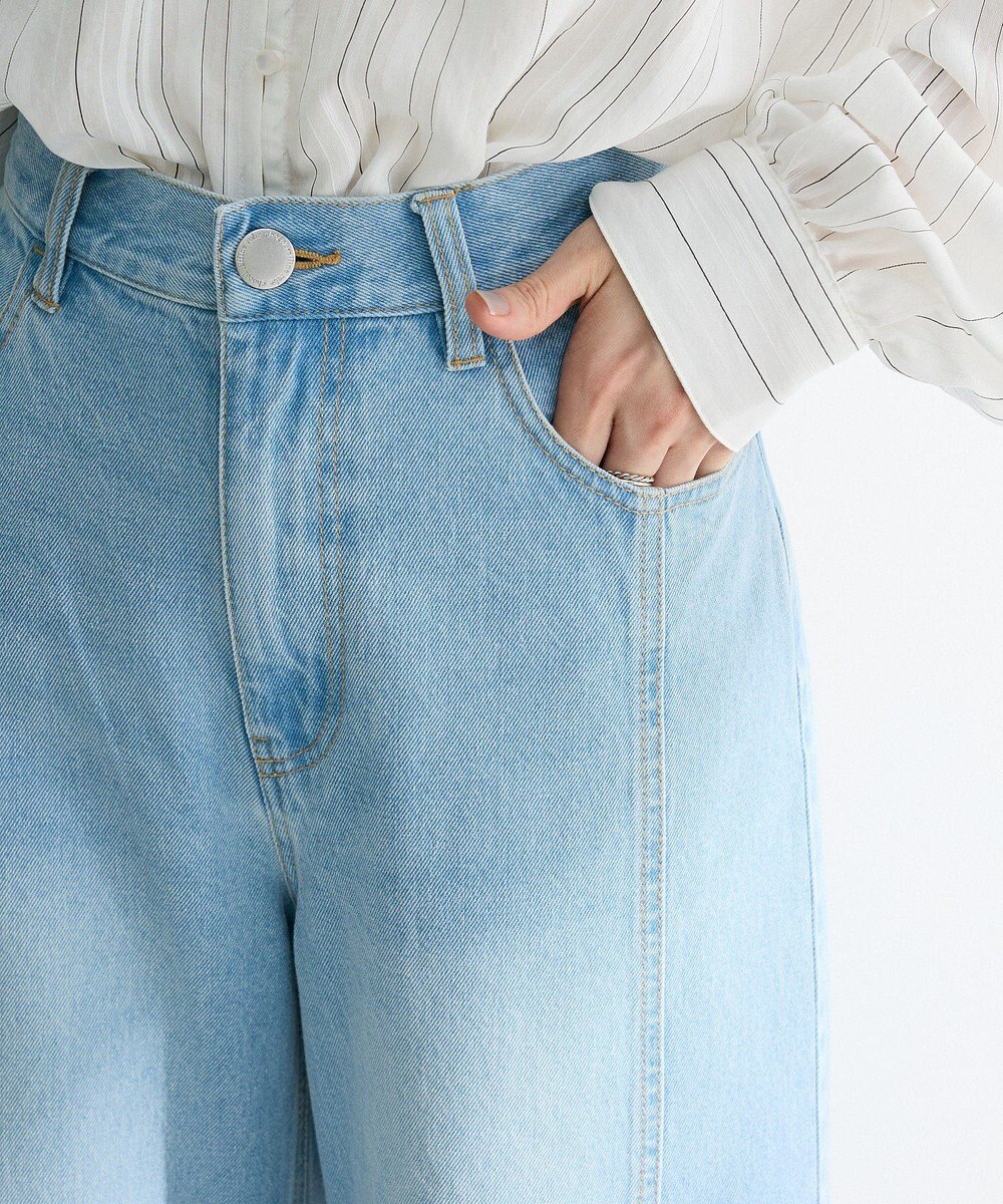 Green Parks 切り替えカーウ゛ィーデニムパンツ 