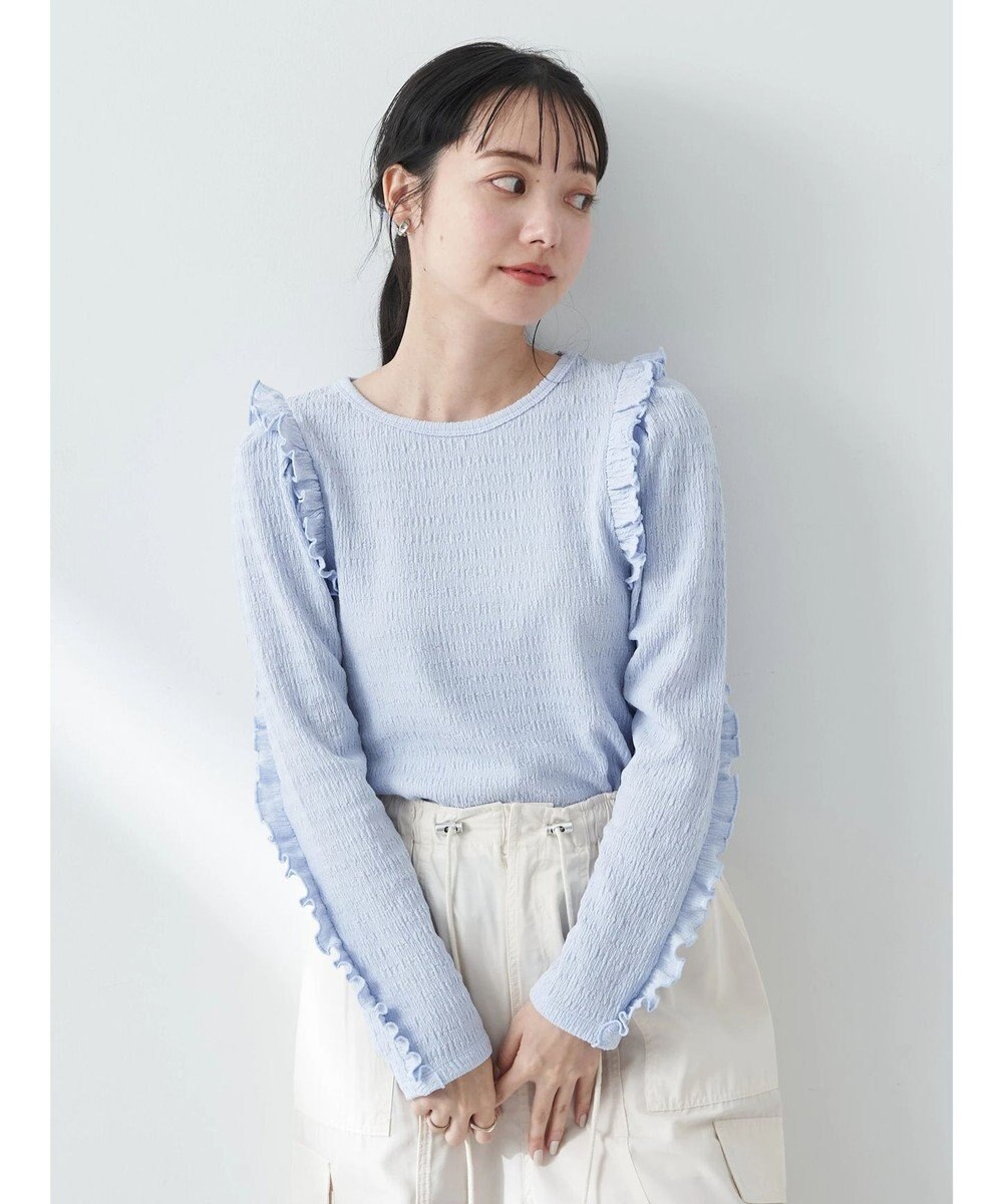 earth music&ecology シャーリングカットプルオーバー 