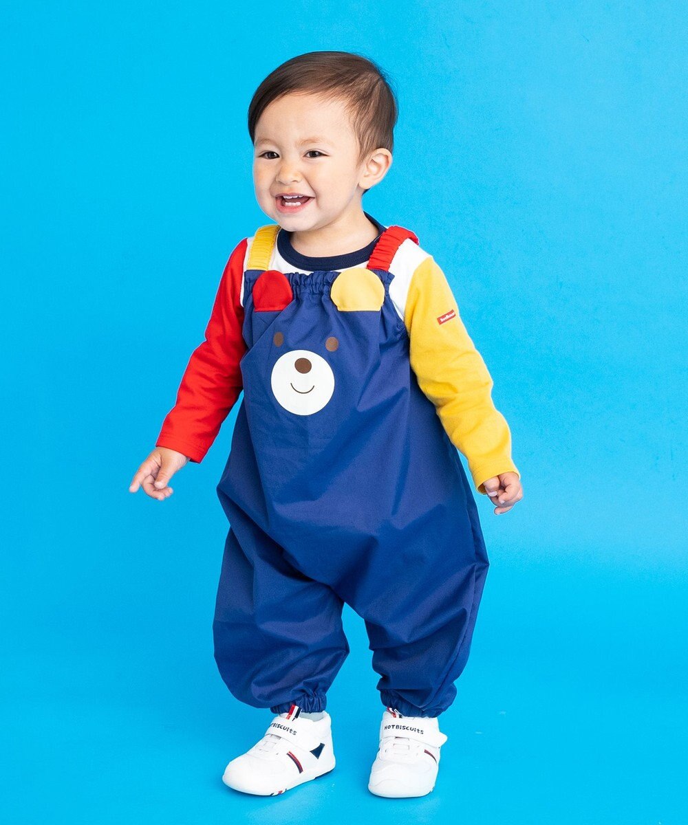 MIKI HOUSE HOT BISCUITS 【80-100cm】 はっ水 プレイパンツ ( お砂場着 ) 